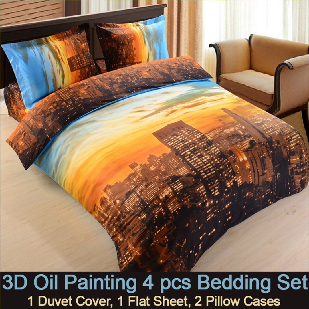 3d New York City Bedding Set Ebeddingsets