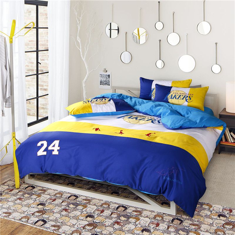 Los Angeles Lakers Basketball Bedding Set | EBeddingSets