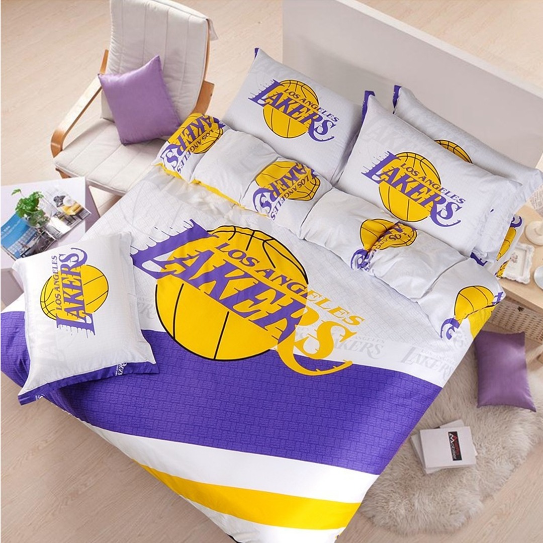 Los Angeles Lakers Basketball Bedding Set | EBeddingSets