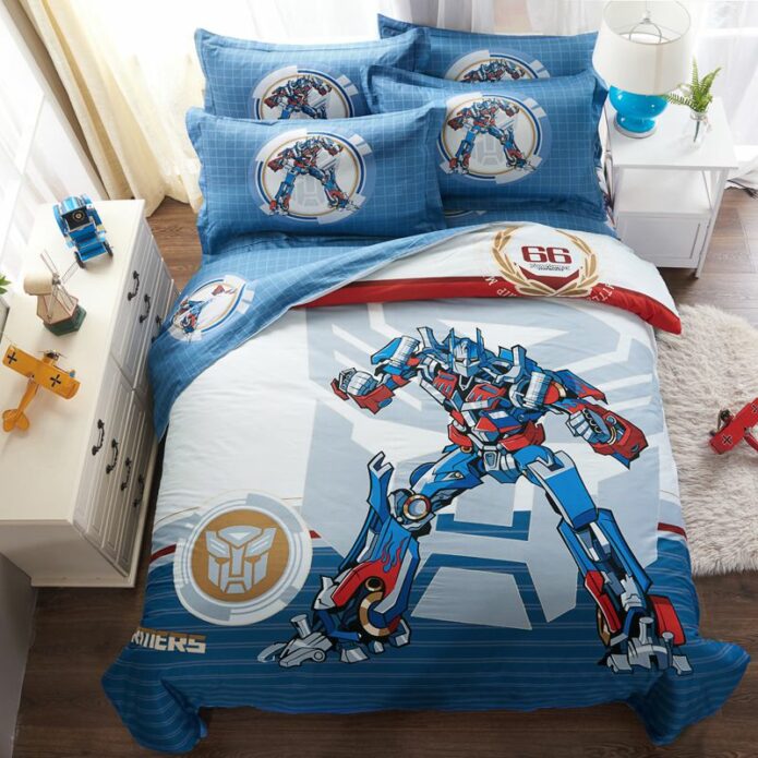 Transformers bedding set 100% Cotton 5pcs