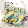 Minion Bed Sheets Set Twin Queen King Size