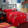 British flag bedding set flat sheet