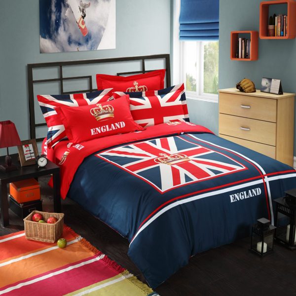 British flag bedding set