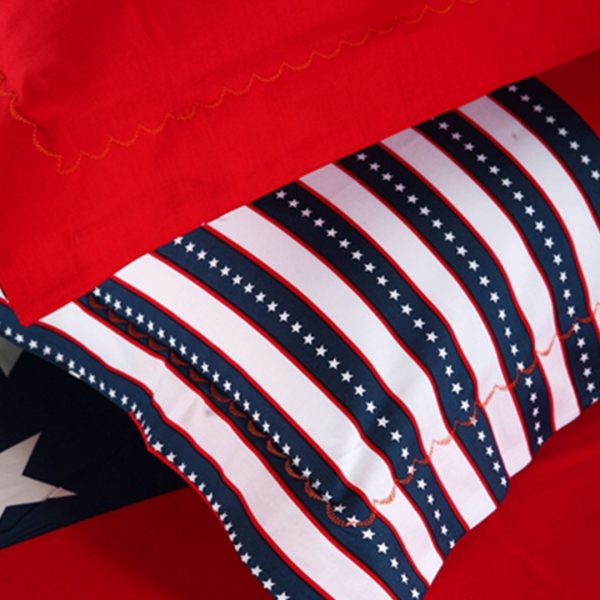 American flag bedding set pillow