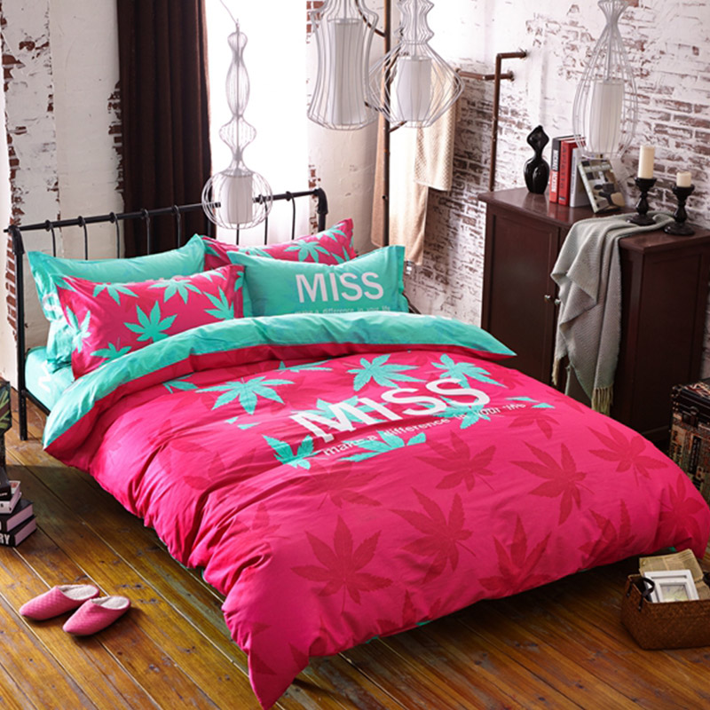 miss marijuana bedding  set queen size EBeddingSets