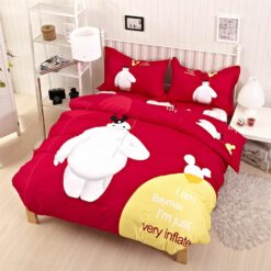 Big Hero Red Elegant Comforter Set