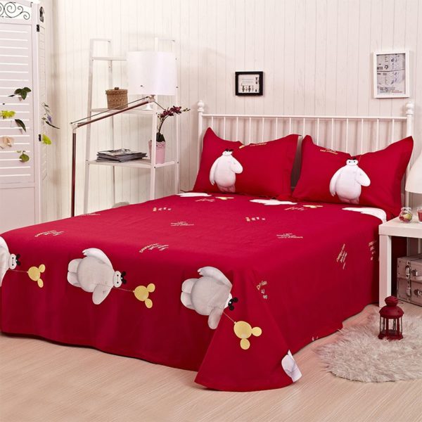 Big Hero Red Elegant Comforter Set 4