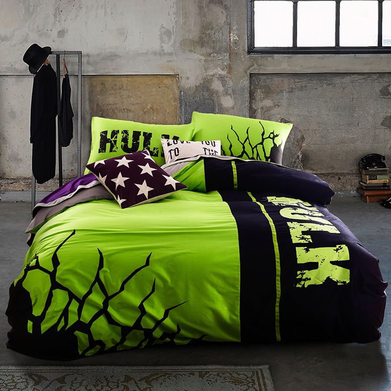 Incredible Hulk Bedding Set Queen Size For Teen  EBeddingSets