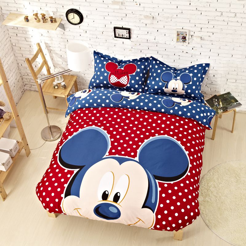 Mickey Mouse Comforter Set Twin Queen King Size Ebeddingsets