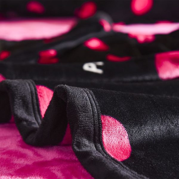Victorias Secret Flannel Warm Embroidery Bedding LSMD DOT 4