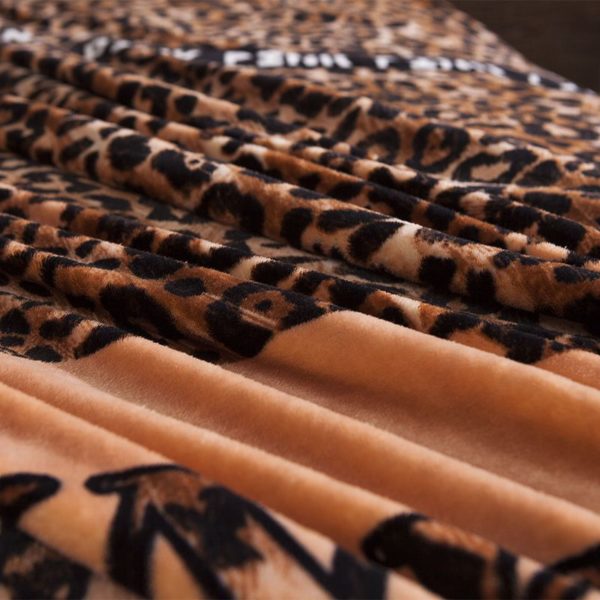 Victorias Secret Flannel Warm Printing Bedding Set KR 8