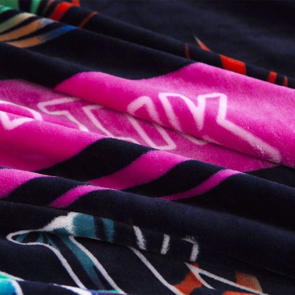 Victorias Secret Flannel Warm Printing Bedding Set YY 3