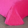 Victorias Secret Velvet Warm Pink Printing Bedding Set FMH 6