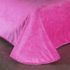 Victorias Secret Velvet Warm Pink Printing Bedding Set TY 4