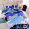 Blue Dinosaur Comforter Set Twin Queen Size SJL 2