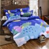 Blue Dinosaur Comforter Set Twin Queen Size SJL 3