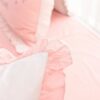 Exquisite Pink White Embroidery Bedding Set 14