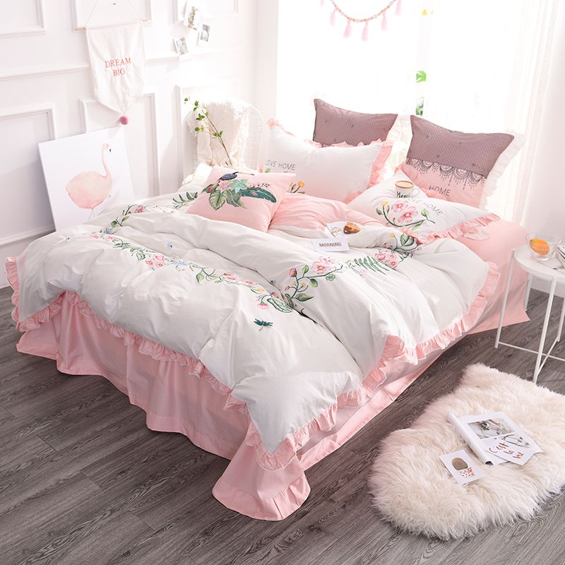 Pink And White Bedding Sets | Twin Bedding Sets 2020