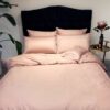Magical Luxury Peach Egyptian Cotton Embroidery Bedding Set 7