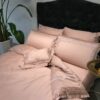 Magical Luxury Peach Egyptian Cotton Embroidery Bedding Set 9