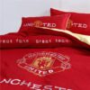 Manchester United F.C Bedding Set Twin Queen Size 3