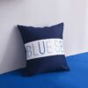 Mesmerizing Royal Blue Egyptian Cotton Embroidery Bedding Set 13