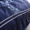 Mesmerizing Royal Blue Egyptian Cotton Embroidery Bedding Set 6