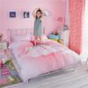 Pink Princess Themed Teen Kids Bedding Set ZGF 5