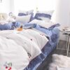 Romantic Love Story White Embroidery Bedding Set 3