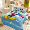 Awesome Mickey Mouse Light Blue Bedding Set