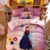 Beautiful Sisters Elsa Anna Pink Bedding Set 1