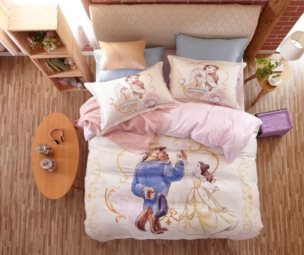 Beauty and the Beast Bedding Set for Adults Twin Queen Size