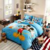 Blue Color Mickey Mouse Kids Bedding Set 1