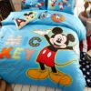 Blue Color Mickey Mouse Kids Bedding Set 2