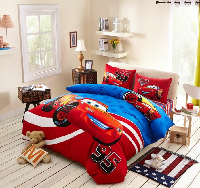 Cars Movie Themed Bedding Set