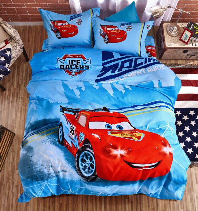 Cars Movie twin queen comforter set for Boys 1