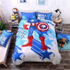 Cheerful Captain America Bedding Set