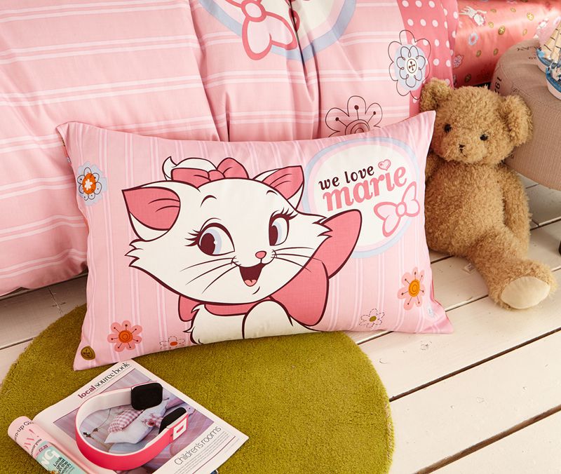 Disney Pretty Marie Aristocats Kitty Pink Sheet Set New Girls Bedding by Intima 