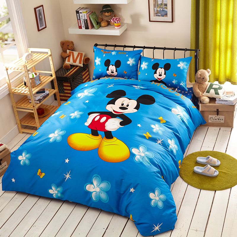 Classic Mickey Mouse Bedding Set Twin Queen Size ...