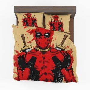 Deadpool Marvel Comics Art Bedding Set