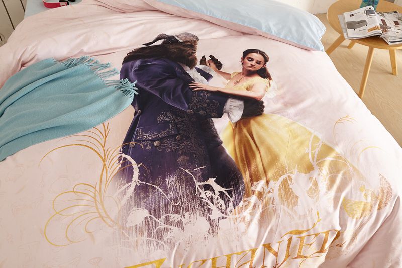 Disney Beauty And The Beast Movie Themed Bedding Set Ebeddingsets