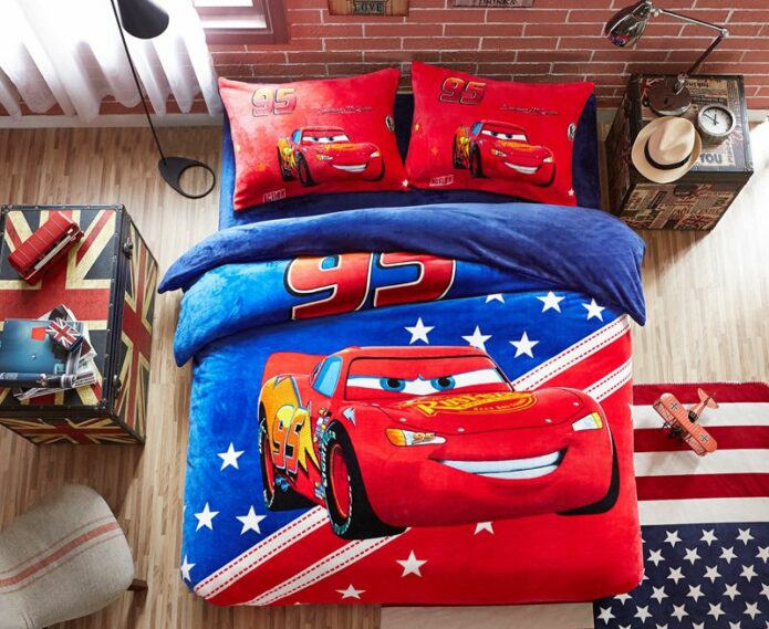 Disney Cars Film Themed Kids Bedding Set Twin Queen Size 1