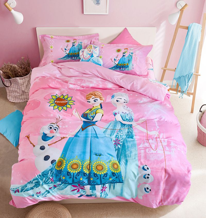 pink kids comforter