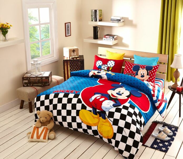 Disney Mickey Mouse Bedding Set For Teen Boys Kids Bedroom 1