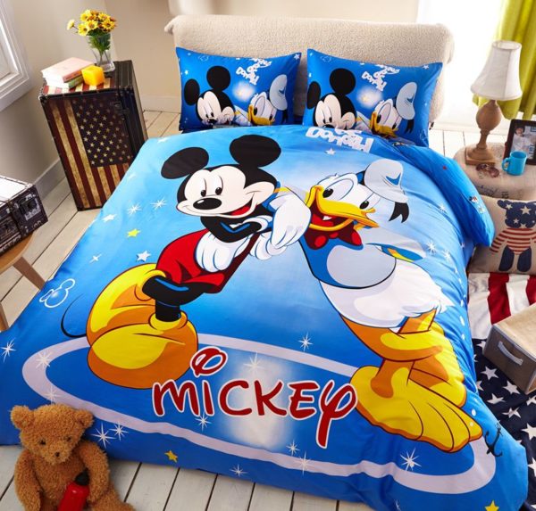 Disney Mickey Mouse Donald Duck Bedding Set 1