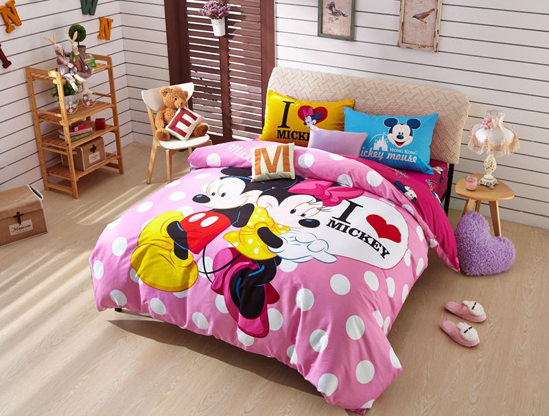 Disney Mickey Mouse Minnie Mouse Teen Bedding Set