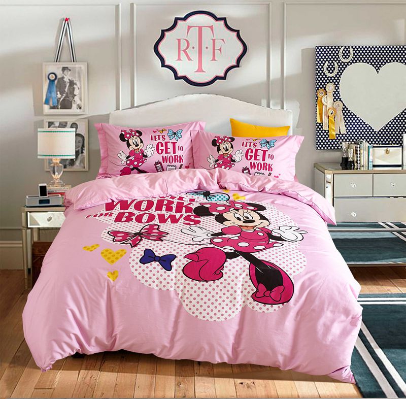 Disney Minnie Mouse Cute Teen Comforter Set Ebeddingsets