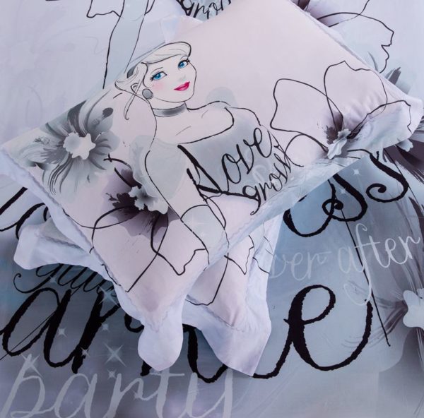 Disney Princess Cinderella Stencil Art Bedding Set 4