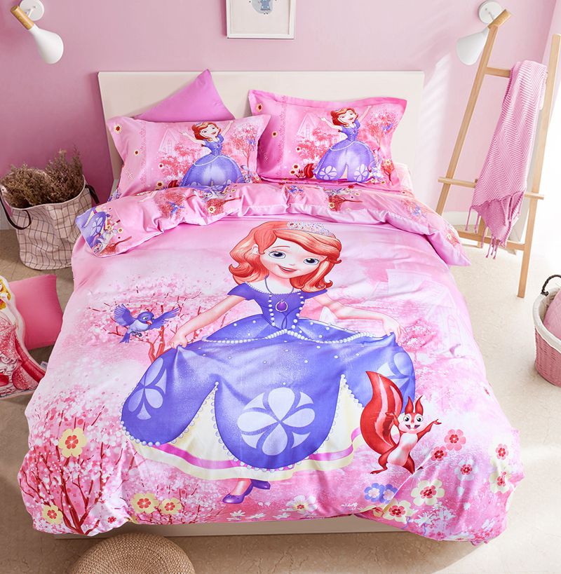Disney Princess Bedspreads Set For Teenage Girls Bedroom ...