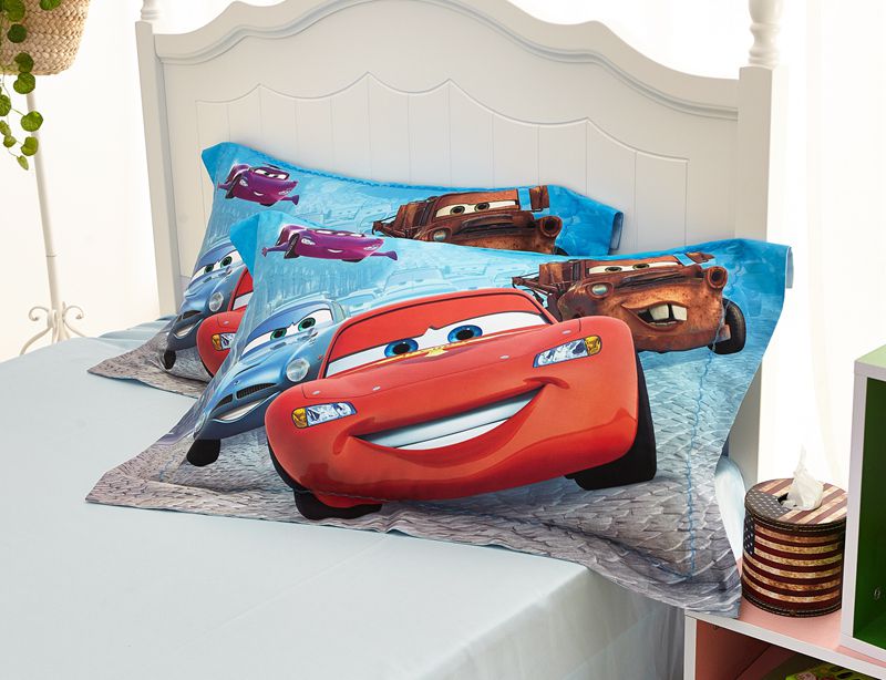 Disney Cars And Trucks Bedding Set Twin, Disney Cars Twin Size 4 Piece Bed In A Bag